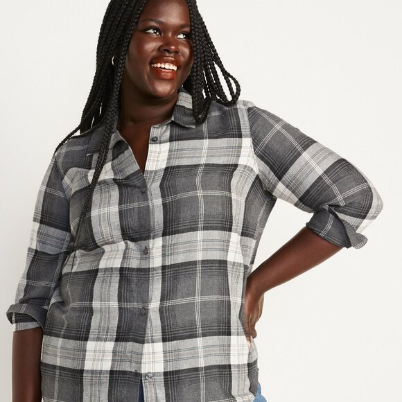 NWOT โ Old Navy Classic Plaid Flannel Shirt XL-Tall - Picture 4 of 11